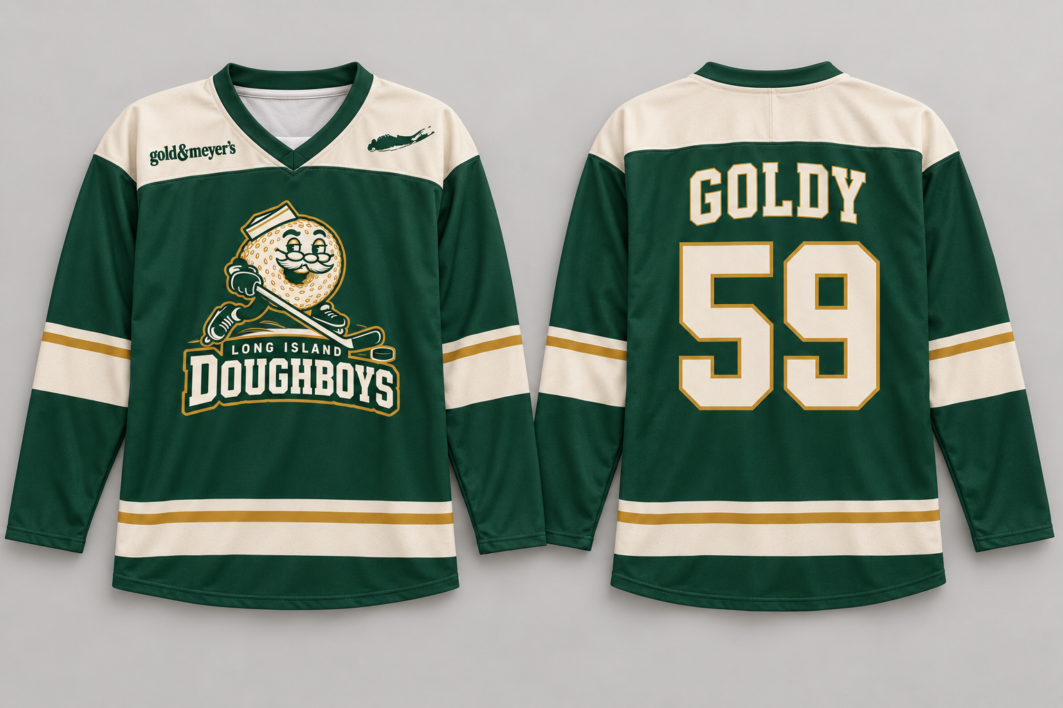 Long Island Doughboys Hockey Jersey design preview